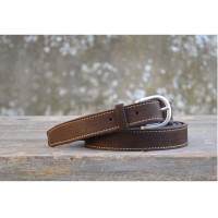 CEINTURE CUIR BRUN | L’élégante